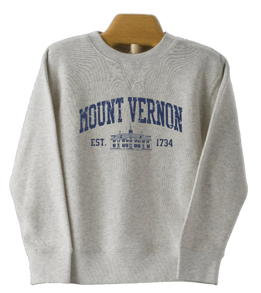 Youth Mount Vernon Sweatshirt - Crew - The Shops at Mount Vernon