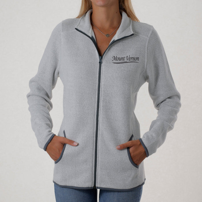 Zip Front Mount Vernon Sweatshirt - The Shops at Mount Vernon