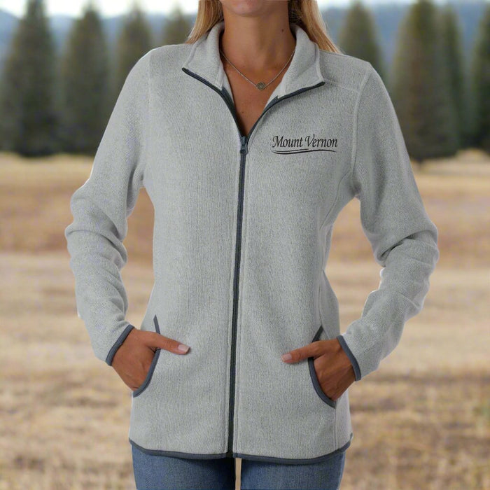 Zip Front Mount Vernon Sweatshirt - The Shops at Mount Vernon