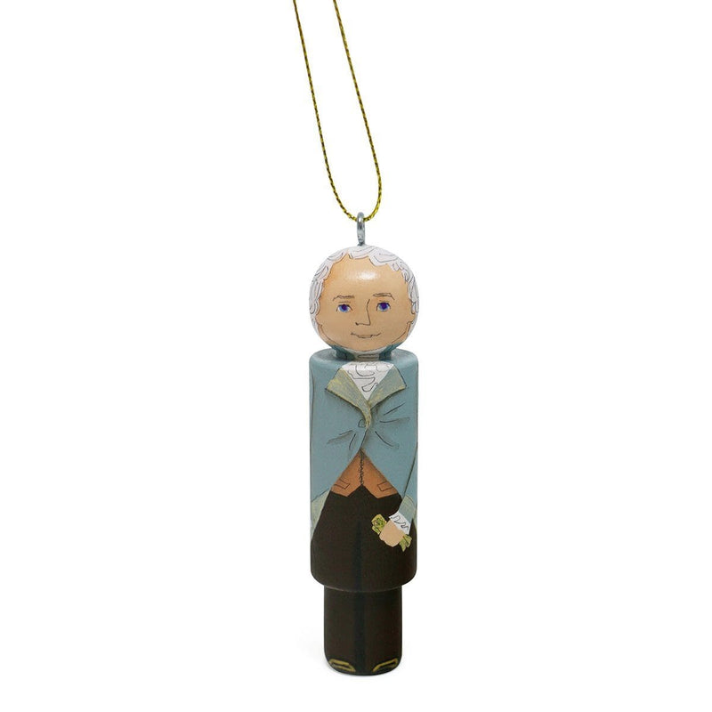 Alexander Hamilton Wooden Ornament - RACHAEL A. PEDEN - The Shops at Mount Vernon