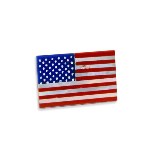 American Flag Gemstone Lapel Pin - The Shops at Mount Vernon - The Shops at Mount Vernon