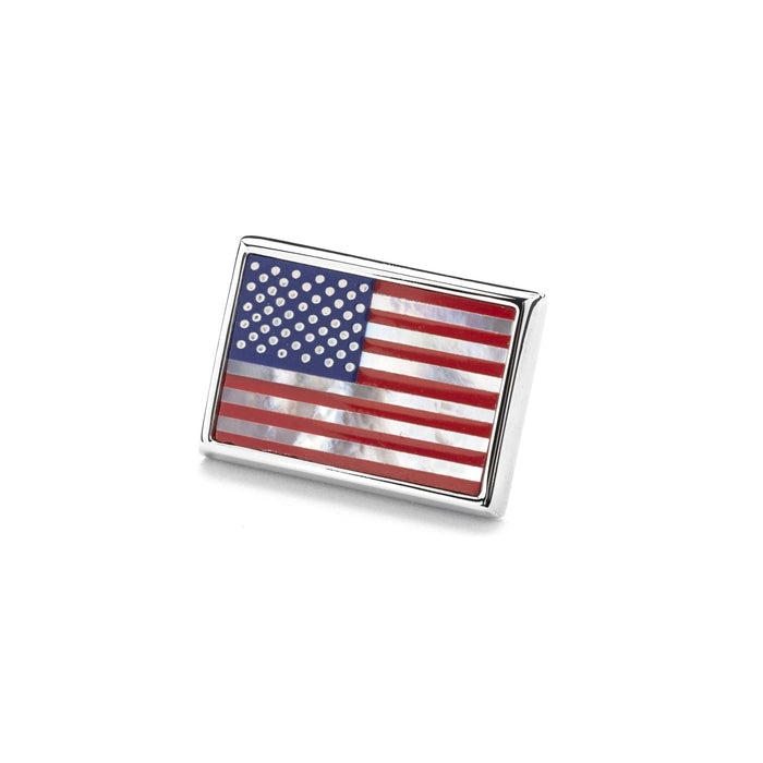 American Flag Gemstone Tie-Tack - The Shops at Mount Vernon - The Shops at Mount Vernon