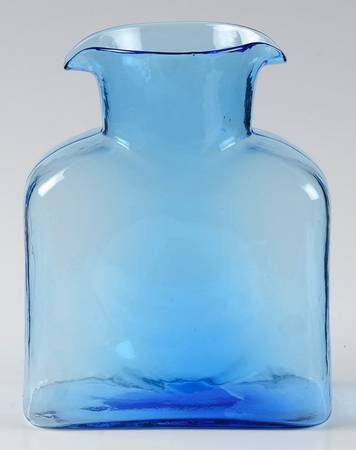 Blenko Cobalt Blue Glass Pitcher