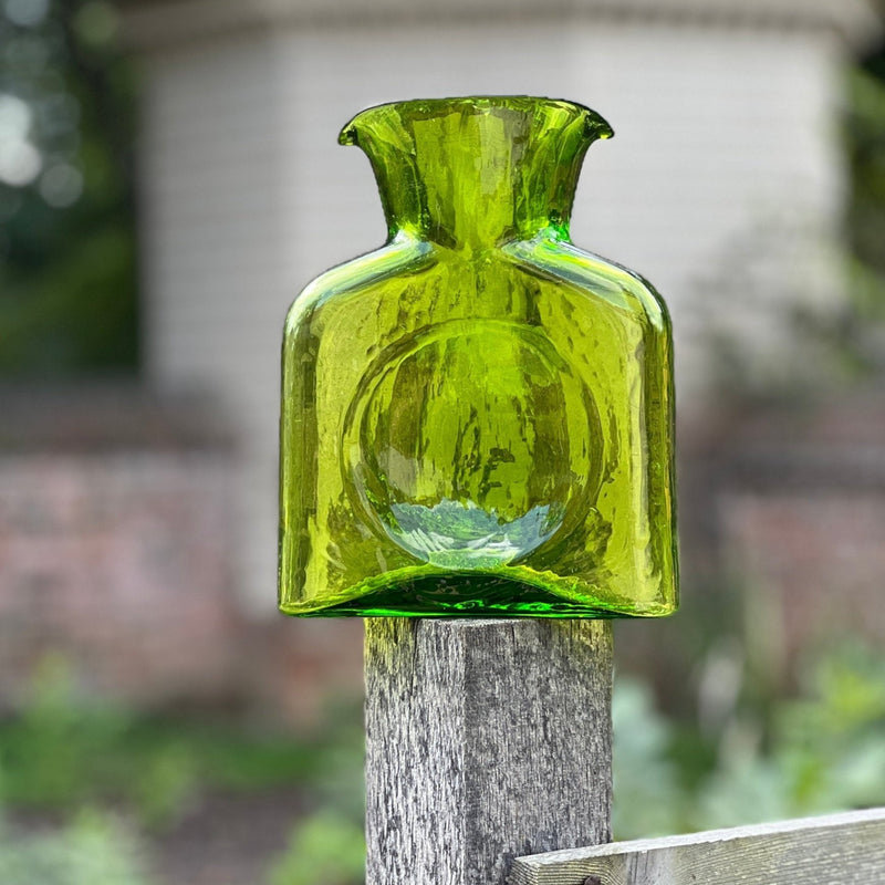 Blenko Water Bottle - Olive Water Bottle - Large or Mini - The Shops at Mount Vernon