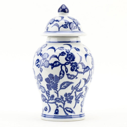 Blue and White Porcelain Ginger Jar - The Shops at Mount Vernon