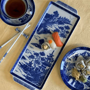 Blue Canton Sandwich Tray - MOTTAHEDEH & COMPANY, INC - The Shops at Mount Vernon