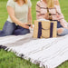Boho Cotton Picnic Blanket & Carrying Tote 60" x 70" - Picnic Time Inc. - The Shops at Mount Vernon