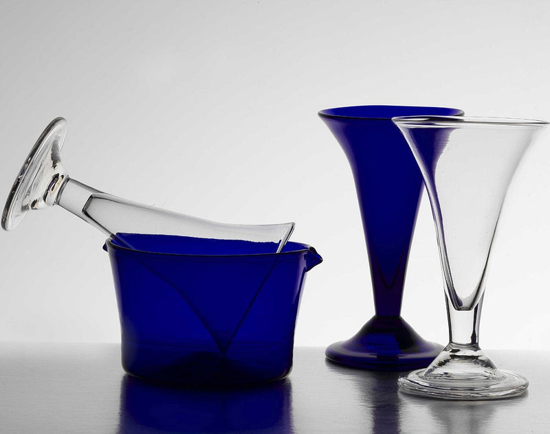 Cobalt Wine Rinser - BLENKO GLASS COMPANY - The Shops at Mount Vernon