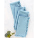 Cotton Fringed Napkins - Sky Blue - Set of 4 - The Shops at Mount Vernon