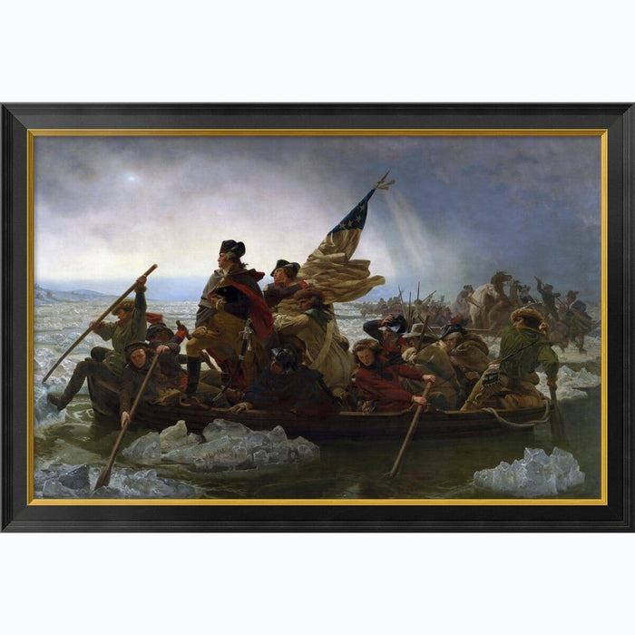 Crossing The Delaware: Large Framed Print - BENTLEY GLOBAL ARTS GROUP - The Shops at Mount Vernon