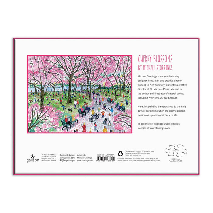 DC Cherry Blossoms - 1000-Piece Puzzle - CHRONICLE BOOKS - The Shops at Mount Vernon