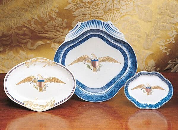 Diplomatic Eagle Oval Dish - MOTTAHEDEH & COMPANY, INC - The Shops at Mount Vernon