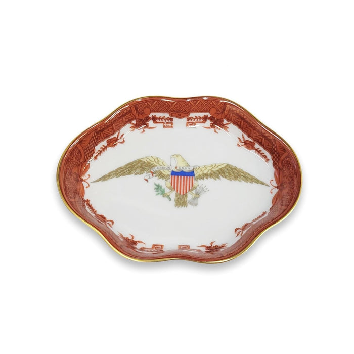 Diplomatic Eagle Small Tray in Rust - MOTTAHEDEH & COMPANY, INC - The Shops at Mount Vernon