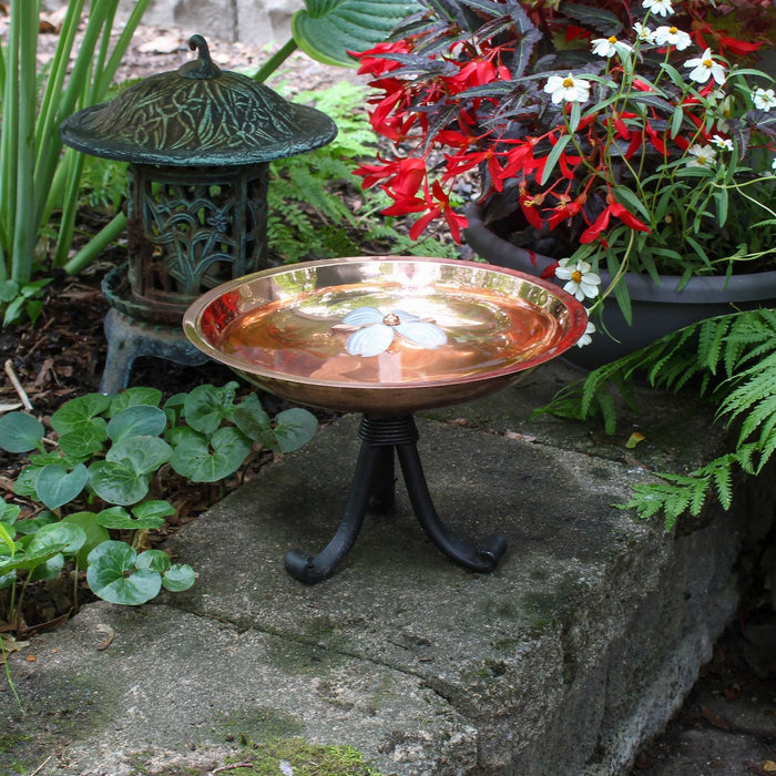 Dogwood Birdbath With Stand - The Shops at Mount Vernon