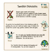 Eco-friendly Swedish Dishcloth - Cherry Blossoms - THREE BLUEBIRDS - The Shops at Mount Vernon
