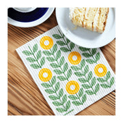 Eco-friendly Swedish Dishcloth - Sunflowers - THREE BLUEBIRDS - The Shops at Mount Vernon