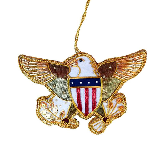 Embroidered Diplomatic Eagle Ornament - ST NICOLAS LTD. - The Shops at Mount Vernon
