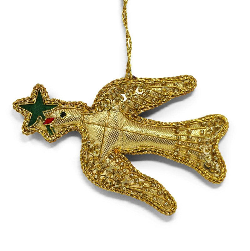 Embroidered Dove of Peace Ornament - ST NICOLAS LTD. - The Shops at Mount Vernon