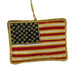 Embroidered US Flag Ornament - The Shops at Mount Vernon