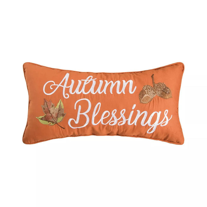 Fall Accent Pillow - Autumn Blessings - The Shops at Mount Vernon