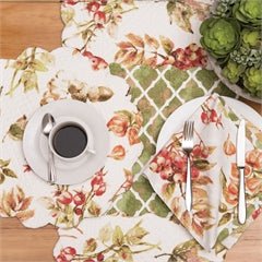 Fall Botanical Placemat - Rectangle Fall Placemat - The Shops at Mount Vernon
