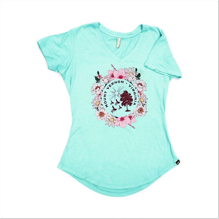 Flora Magnolia T-Shirt - Techstyles Sportswear - The Shops at Mount Vernon