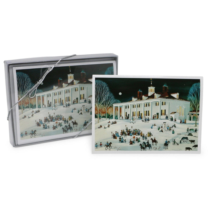 Folk Art Mount Vernon, East Front Christmas Cards - The Shops at Mount Vernon - The Shops at Mount Vernon