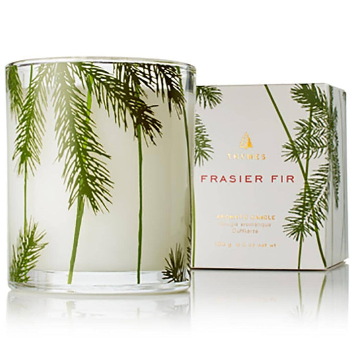 Frasier Fir Silver Poured Candle 4oz — Wooden Nickel