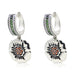 Front Parlor Garnet Sterling Silver Earrings - Color Craft Inc - The Shops at Mount Vernon