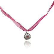 Front Parlor Garnet Sterling Silver Pendant - Color Craft Inc - The Shops at Mount Vernon