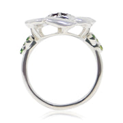 Front Parlor Garnet Sterling Silver Ring - Color Craft Inc - The Shops at Mount Vernon