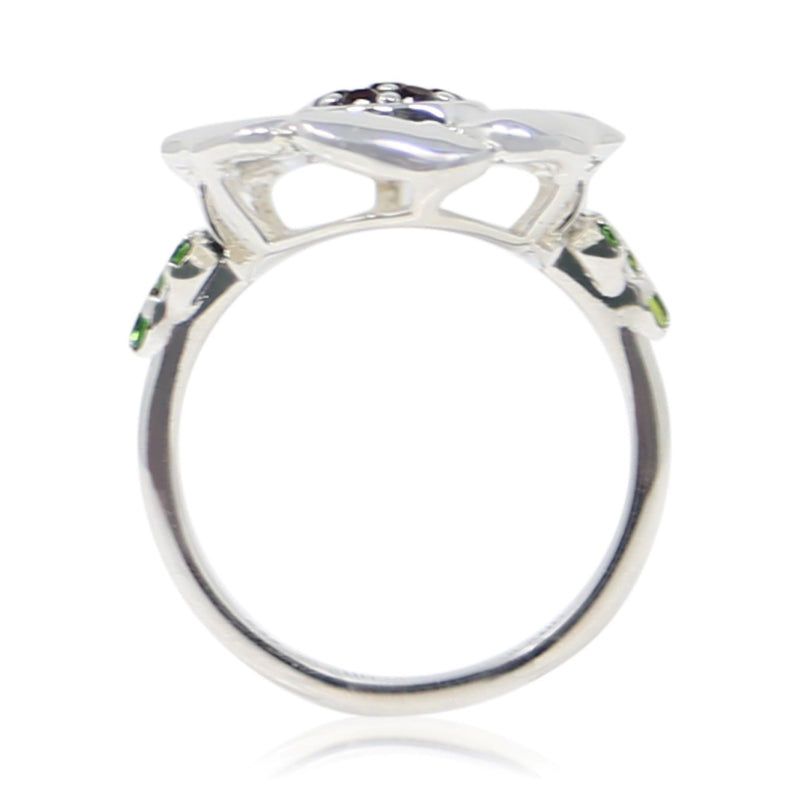 Front Parlor Garnet Sterling Silver Ring - Color Craft Inc - The Shops at Mount Vernon
