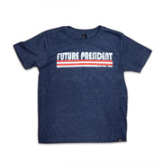 Future President Youth T-Shirt - Navy - Techstyles Sportswear - The Shops at Mount Vernon