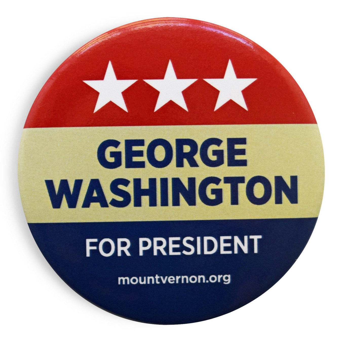 George Washington for President Button - The Shops at Mount Vernon - The Shops at Mount Vernon