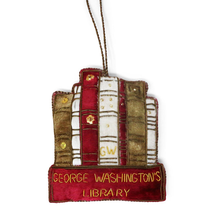 George Washington’s Library Ornament - The Shops at Mount Vernon