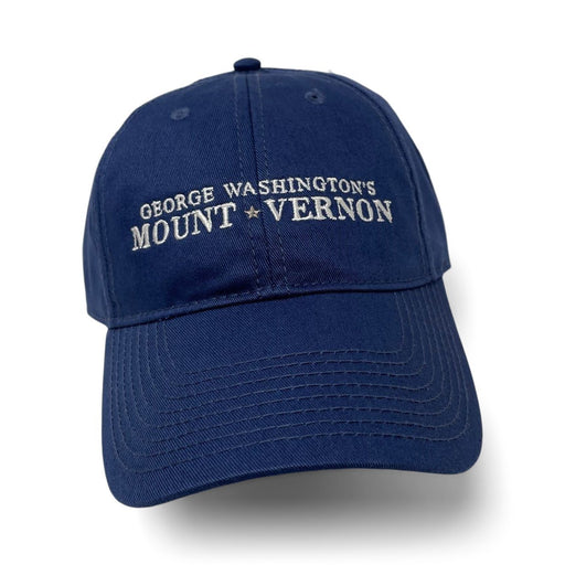 George Washington's Mount Vernon Hat - Blue - Techstyles Sportswear - The Shops at Mount Vernon