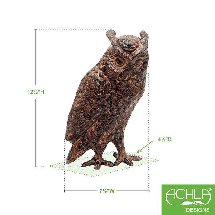 Great Horned Owl Garden Statue - Achla Designs - The Shops at Mount Vernon