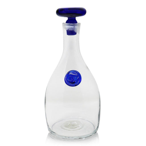 GW Decanter with Cobalt Seal - BLENKO GLASS COMPANY - The Shops at Mount Vernon
