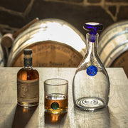 GW Decanter with Cobalt Seal - BLENKO GLASS COMPANY - The Shops at Mount Vernon