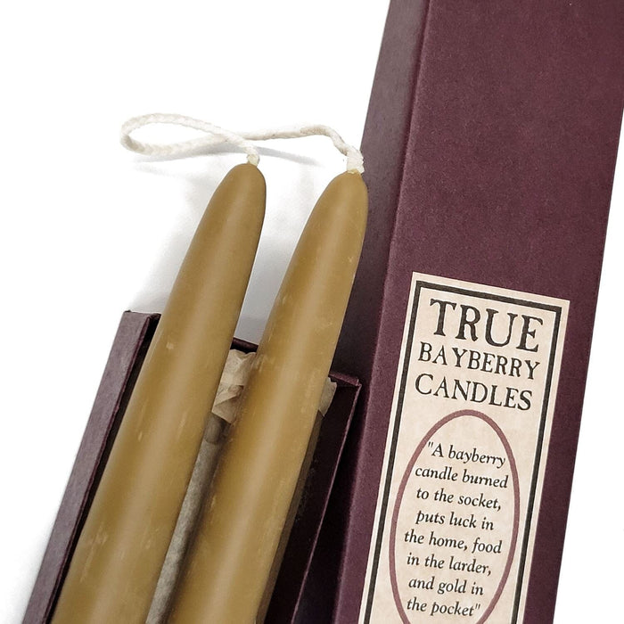 Hand Dipped 10" True Bayberry Candles - The Shops at Mount Vernon - The Shops at Mount Vernon