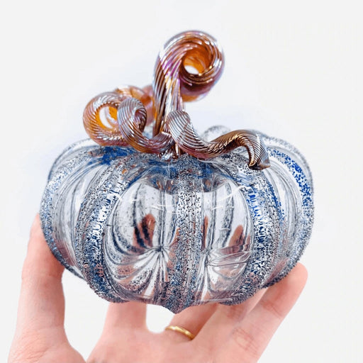 Happily Ever After Glass Pumpkin - Squat - LUKE ADAMS HANDBLOWN GLASS - The Shops at Mount Vernon