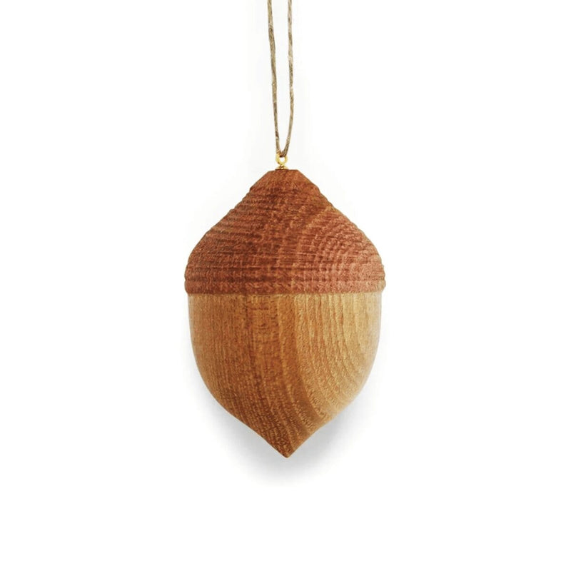 Historic Wood Acorn Ornament - DOUG DILL - The Shops at Mount Vernon