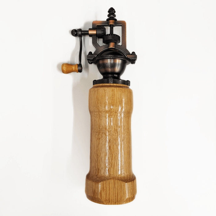 WoodRiver - Antique Style Hand Crank Pepper Grinder Kit Mechanism - Antique  Copper