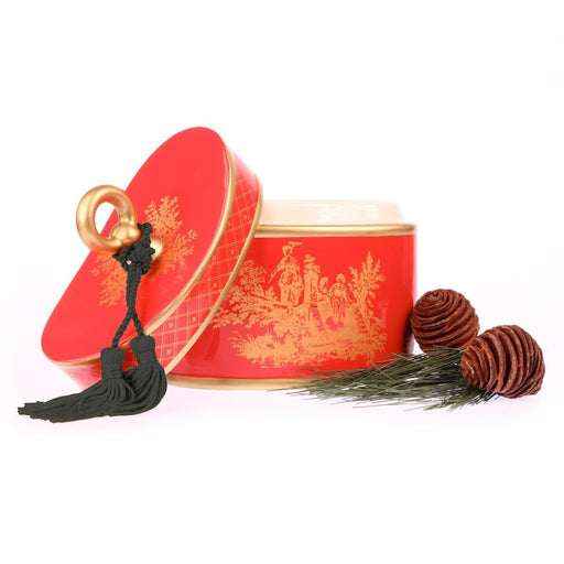 Holiday Ceramic Candle - Seda France - The Shops at Mount Vernon