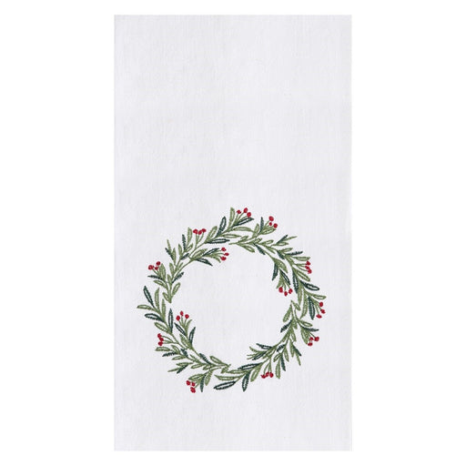 Holiday Flour Sack Embroidered Towel - The Shops at Mount Vernon