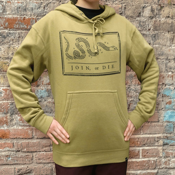 Join or Die Sweatshirt Hoodie - Techstyles Sportswear - The Shops at Mount Vernon