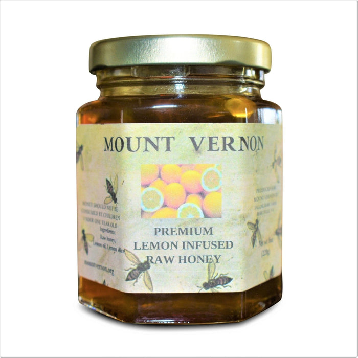 Lemon Infused Raw Honey - WILDWOOD HICKORY SYRUP LLC - The Shops at Mount Vernon