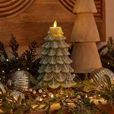 Luminara Christmas Tree Candle - Flicker Flame - The Shops at Mount Vernon
