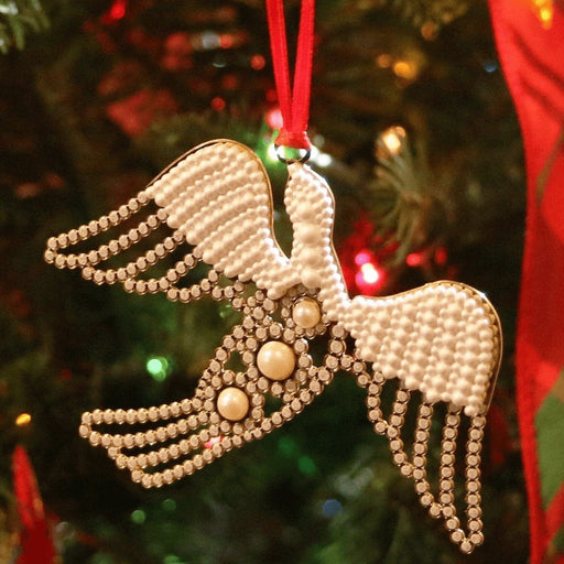 Martha's Pearl Dove Ornament - DESIGN MASTER ASSOCIATES - The Shops at Mount Vernon