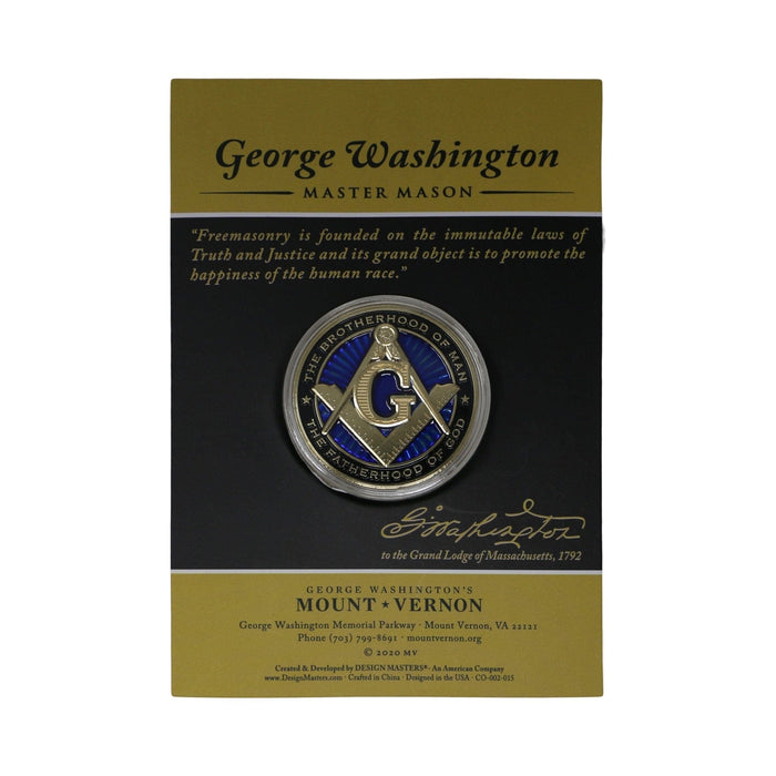 Master Mason Challenge Coin - Third Edition - DESIGN MASTER ASSOCIATES - The Shops at Mount Vernon